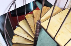 Escaliers circulaires en métal