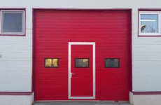 Portes de garage sectionnelles avec porte piétonne incluse