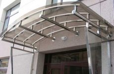 Auvents en acier inoxydable